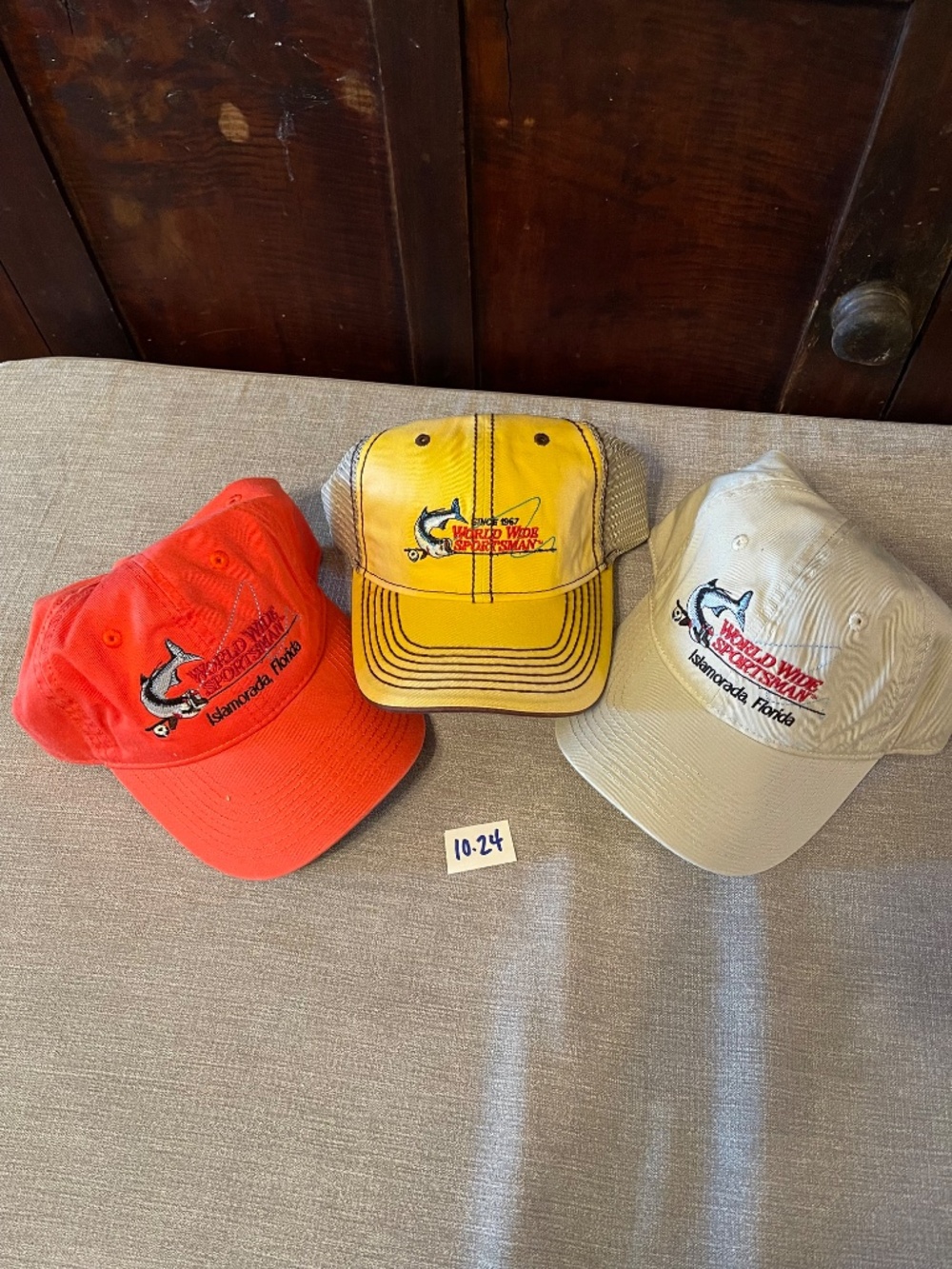 NEW World Wide Sportsman Men's Fishing Hat Cap - Lot of 3 - Picture 10 of 10